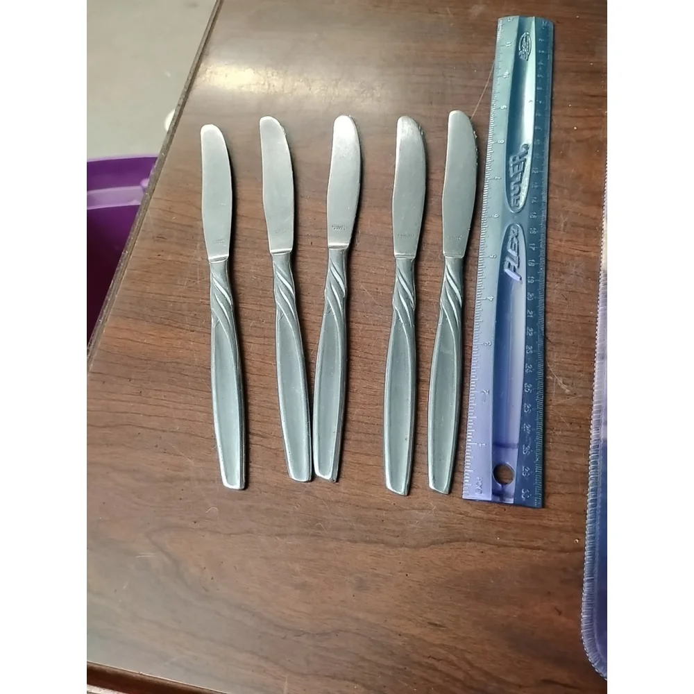 5 Butter Knives WMF? LINE Stainless Japan